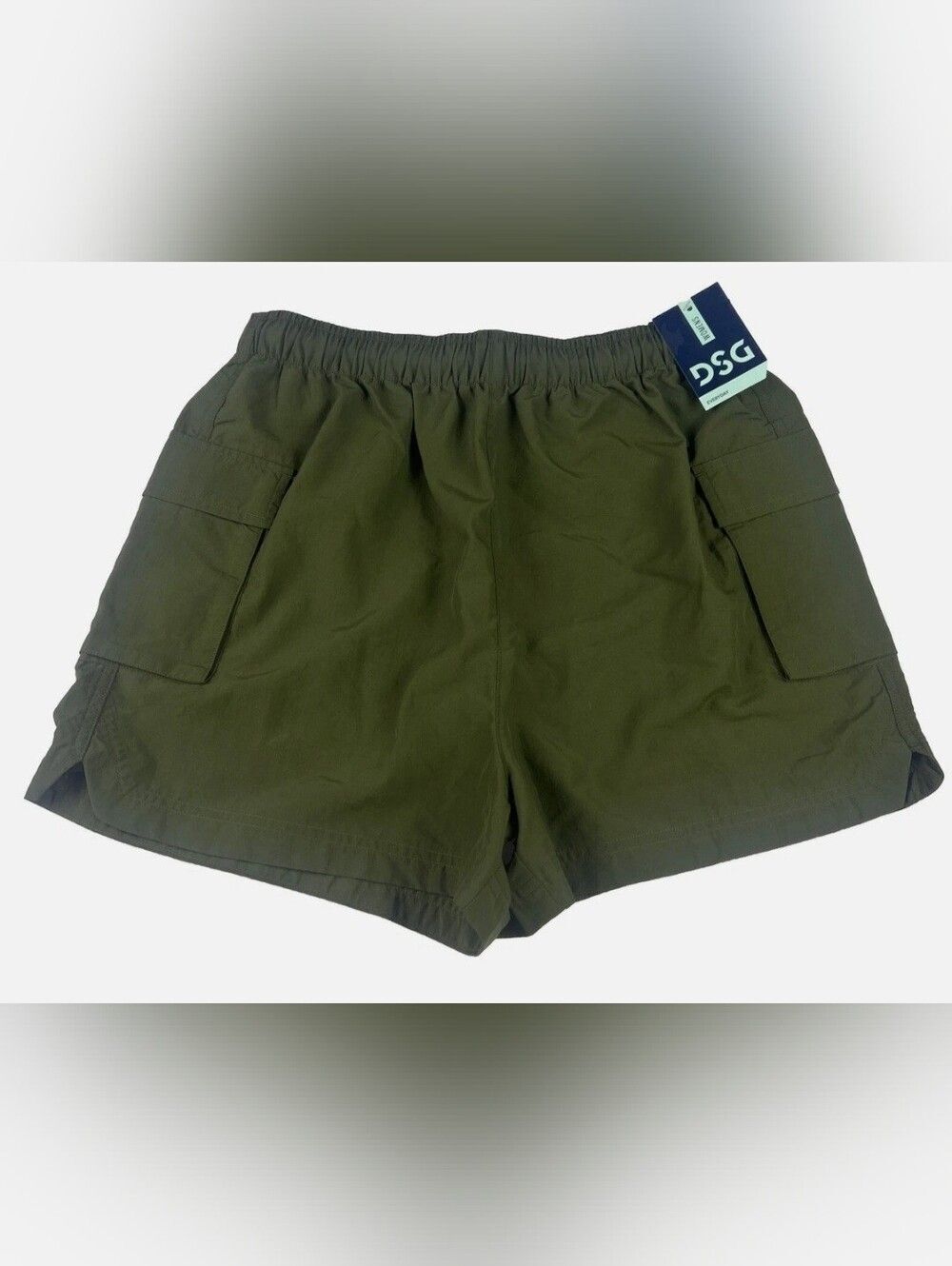Dick's Sporting Goods (DSG Women's Cargo Woven Shorts Olive High Rise Size Large - Picture 3 of 4